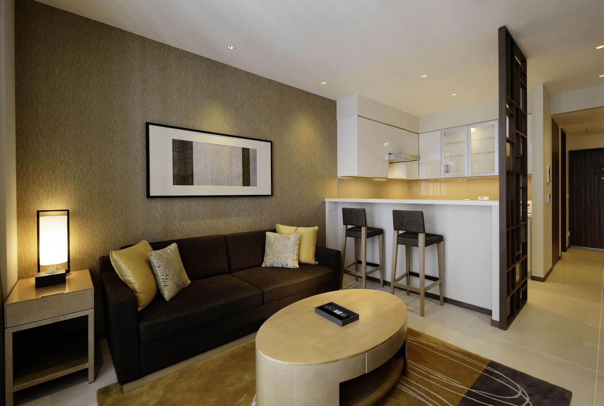 Oakwood Premier Tokyo Hotel Eksteriør billede A typical apartment at The Residence